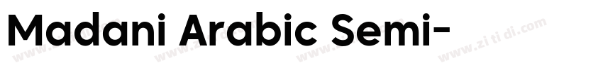 Madani Arabic Semi字体转换